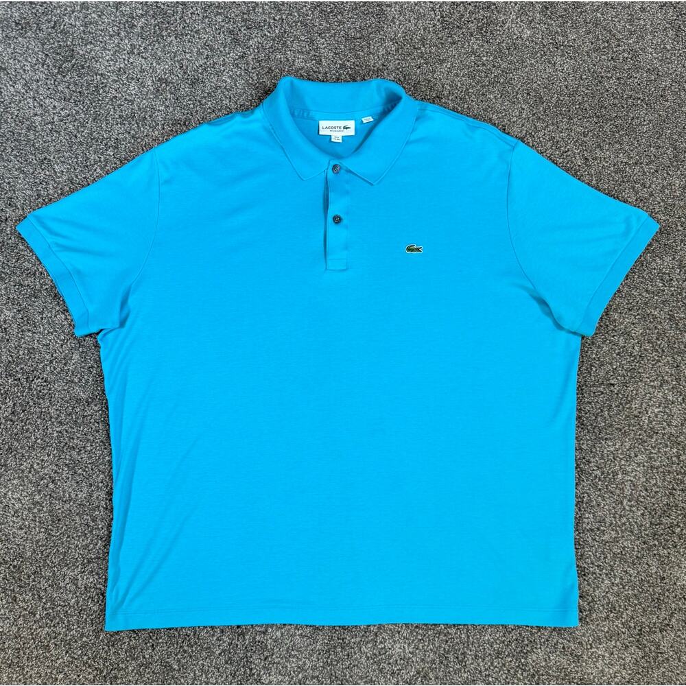 Lacoste Polo Shirt Men’s 3XL Regular Fit Short Sleeve Stretch Golf Preppy Rich